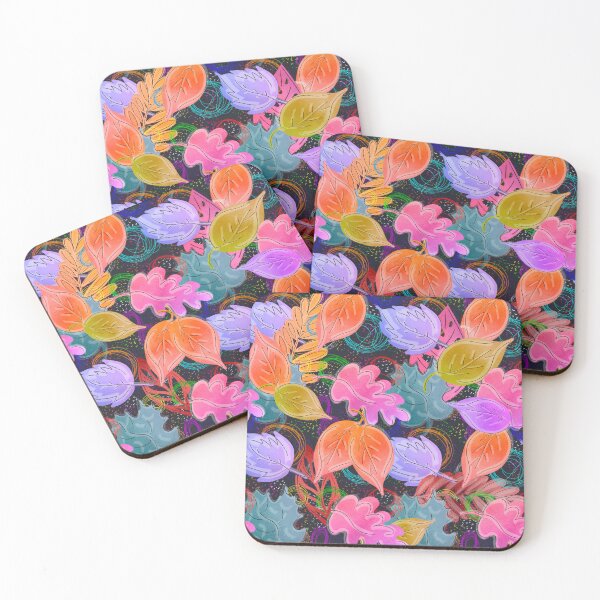 Item preview, Cosmic Fall Leaves  designed and sold by WYFolkMama.