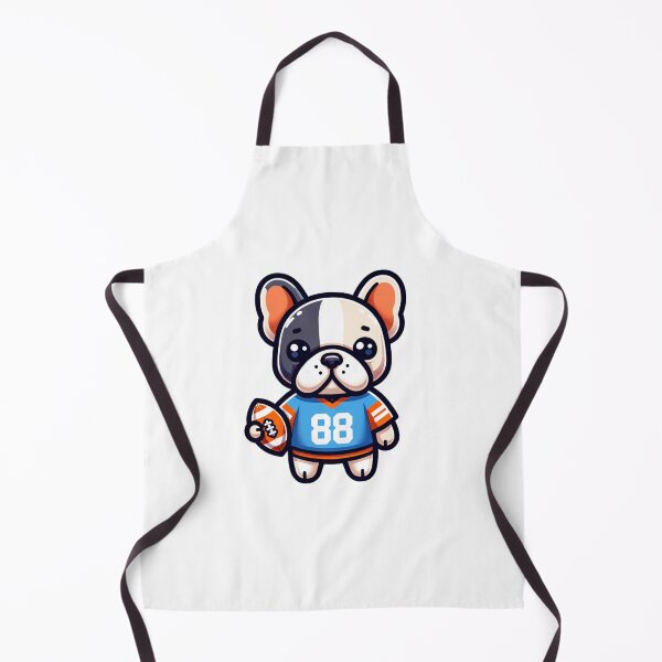 Item preview, Frenchie football player sticker and more designed and sold by CRandRRstickers.