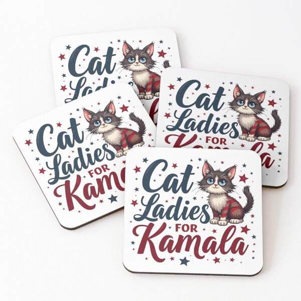 Item preview, Cat Ladies for Kamala Harris designed and sold by Waseemkhan86.
