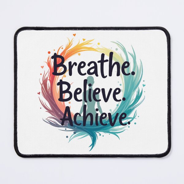 Item preview, Meditate, Breathe, Believe, Achieve. designed and sold by LyricsWear.