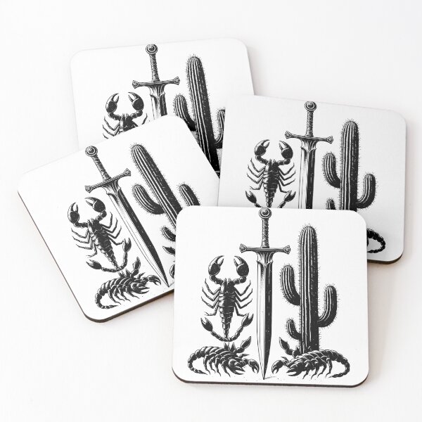 Item preview, Scorpion Desert Cactus Sword Venomous Creature Wasteland Blade designed and sold by ogirdorgraphics.