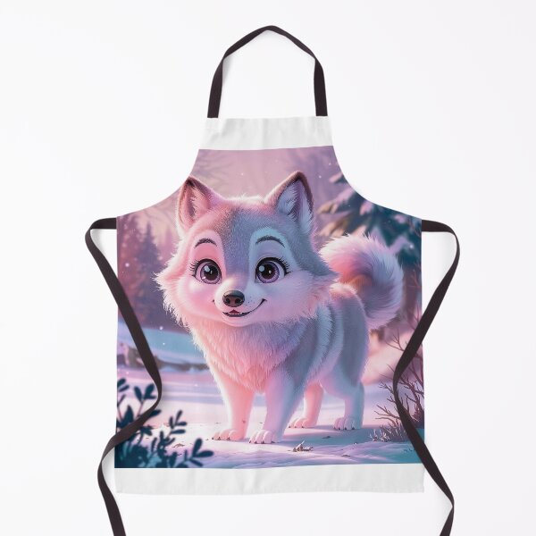 Item preview, Super Cute Baby Snow Wolf  designed and sold by canvadreamer444.