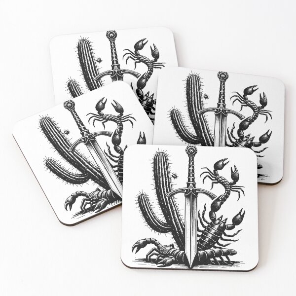 Item preview, Scorpion Desert Cactus Sword Venomous Creature Wasteland Blade designed and sold by ogirdorgraphics.