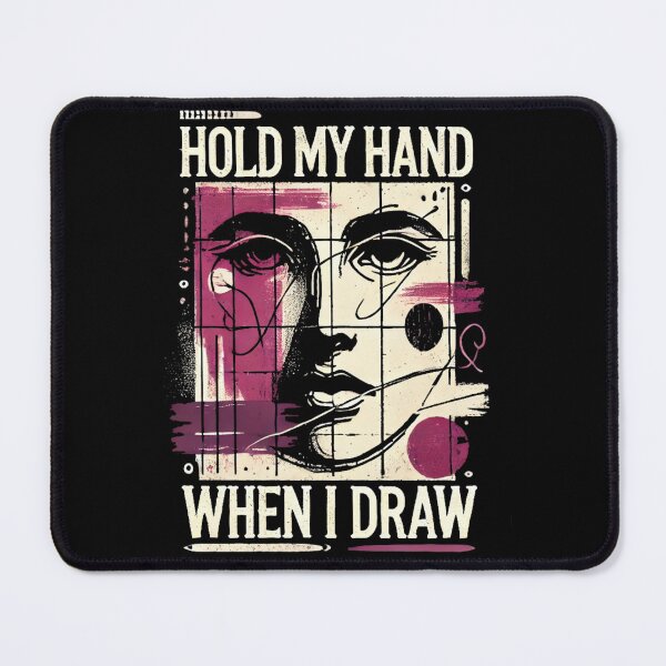 Item preview, Hold My Hand When I Draw - Abstract Art designed and sold by Blink Art Studio.