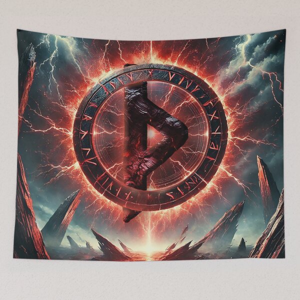 Item preview, Thurisaz - symbol of protection and power designed and sold by darkfantasy-atk.
