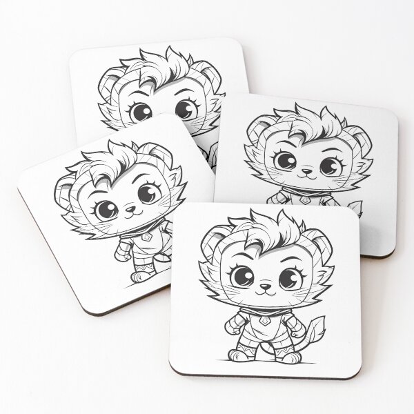 Item preview, A DRAWING OF A LITTLE LION designed and sold by infinitearte.