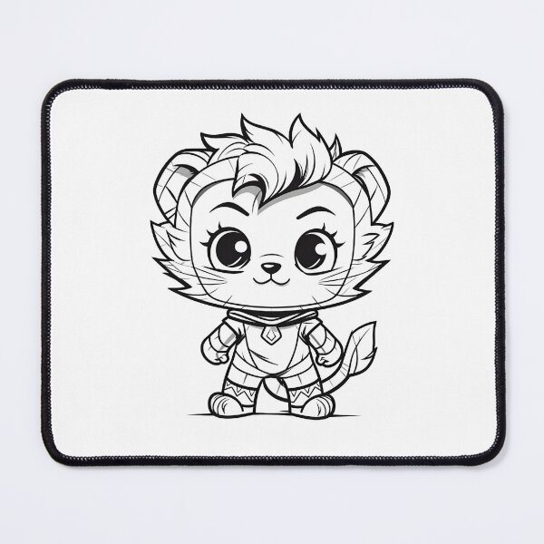 Item preview, A DRAWING OF A LITTLE LION designed and sold by infinitearte.