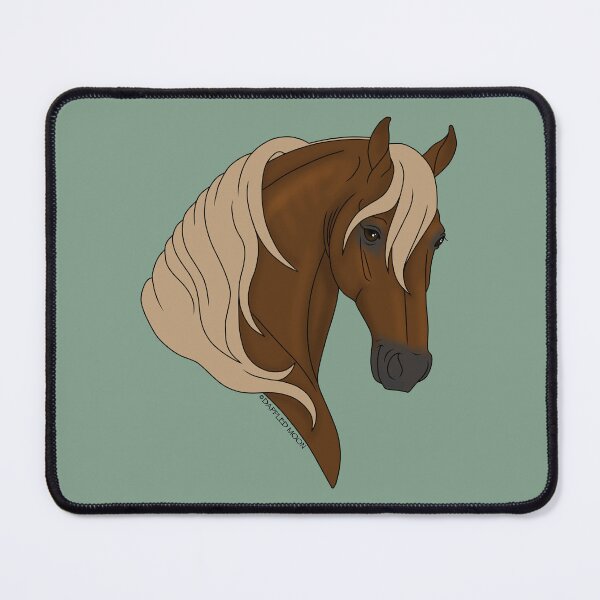 Item preview, Smiling Sorrel Cartoon Horse designed and sold by DappledMoon.