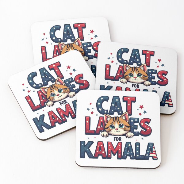 Item preview, Cat Ladies for Kamala Harris designed and sold by Waseemkhan86.