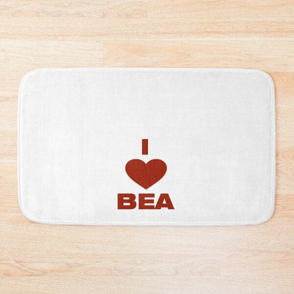 Item preview, I Heart Bea Red Maroon Beabadoobee Typography designed and sold by aestheticqueen.