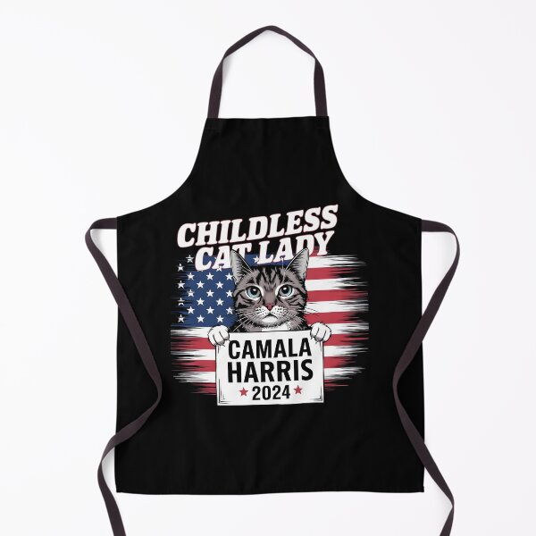 Item preview, Childless Cat Lady - Kamala Harris 2024 designed and sold by TahfahTk.