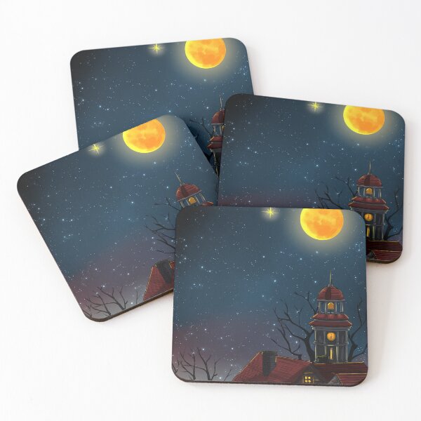 Item preview, Night Background with City and Moon designed and sold by Selfmaiden.