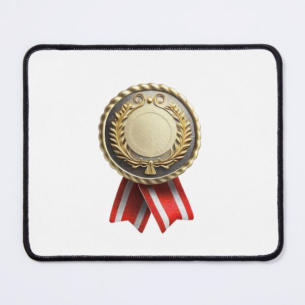Item preview, Blank award medal on transparent background designed and sold by MiraCleAI.