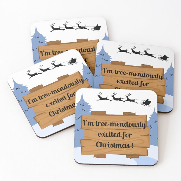 Item preview, I'm tree-mendously excited for Christmas! designed and sold by Foutox.