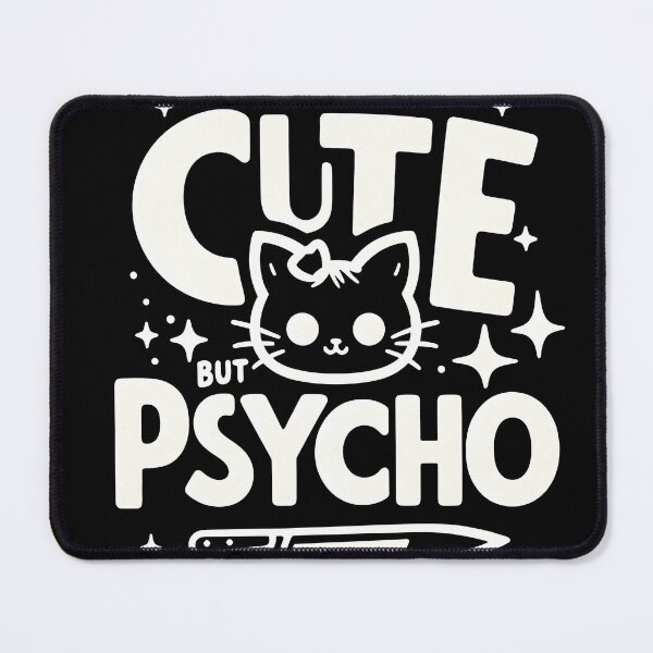 Item preview, Cute But Psycho designed and sold by OzzFrequency.