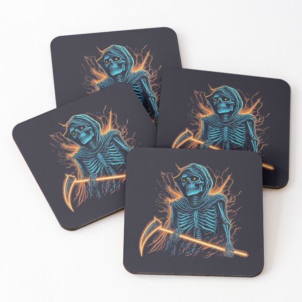 Item preview, Neon Grim Reaper with Lightning designed and sold by xelalex5.