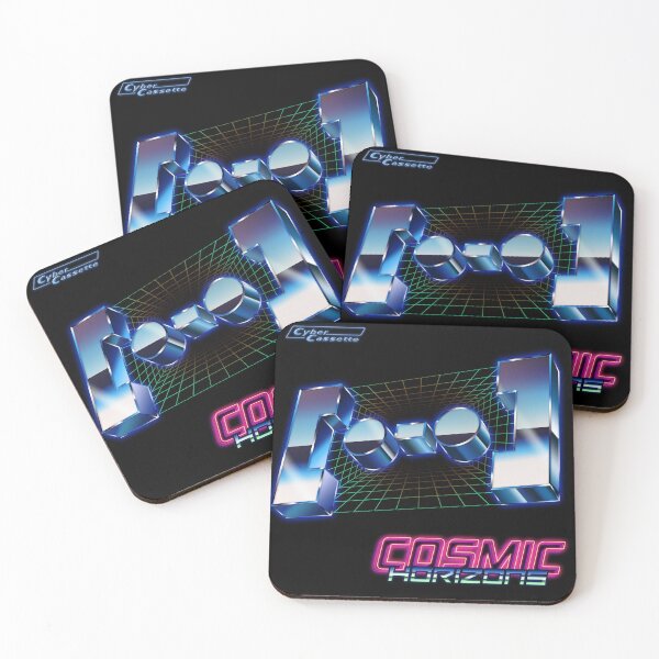 Item preview, 80s retro vintage synthwave design - Cybercassette Cosmic Horizons designed and sold by Cybercassette.