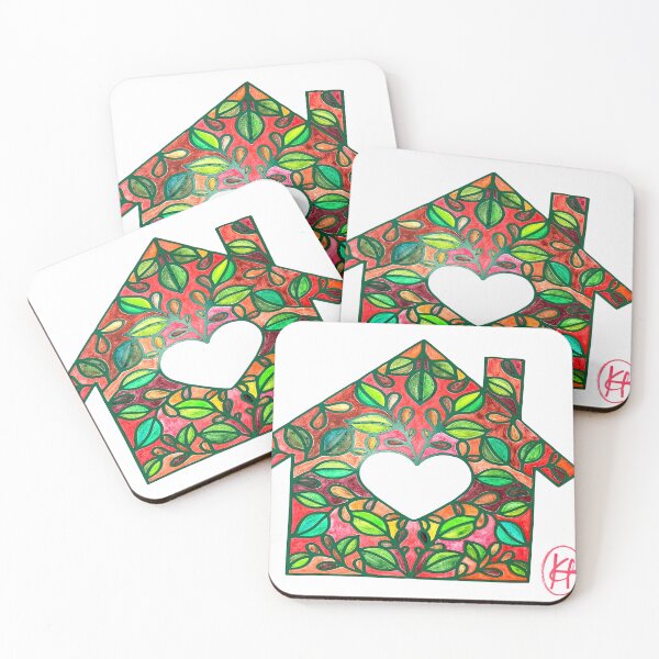 Item preview, Secret Garden Love House Art designed and sold by Kalli Taub Art.