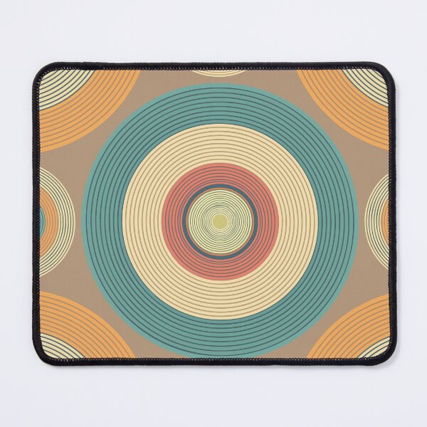 Item preview, A seamless pattern design of concentric circles in various colors. designed and sold by HEMRO.