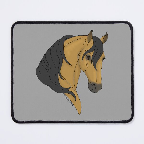 Item preview, Smiling Buckskin Cartoon Horse designed and sold by DappledMoon.
