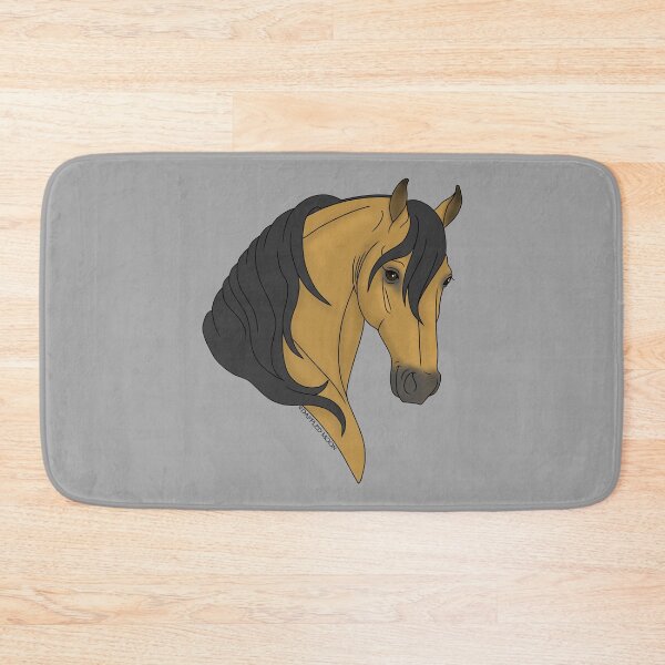 Item preview, Smiling Buckskin Cartoon Horse designed and sold by DappledMoon.