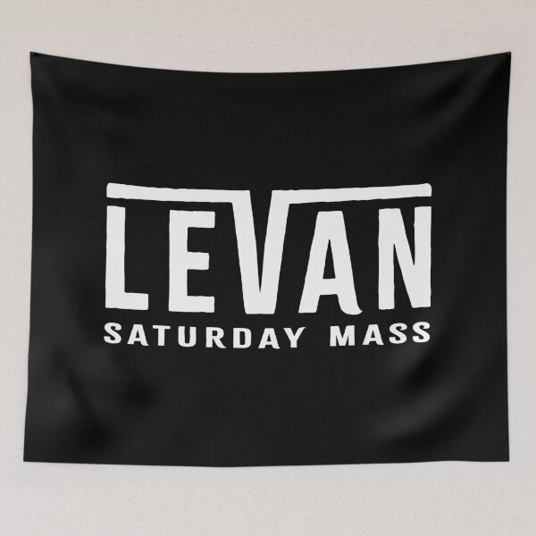 Item preview, LEVAN. SATURDAY MASS. WHITE. designed and sold by 5hertz.