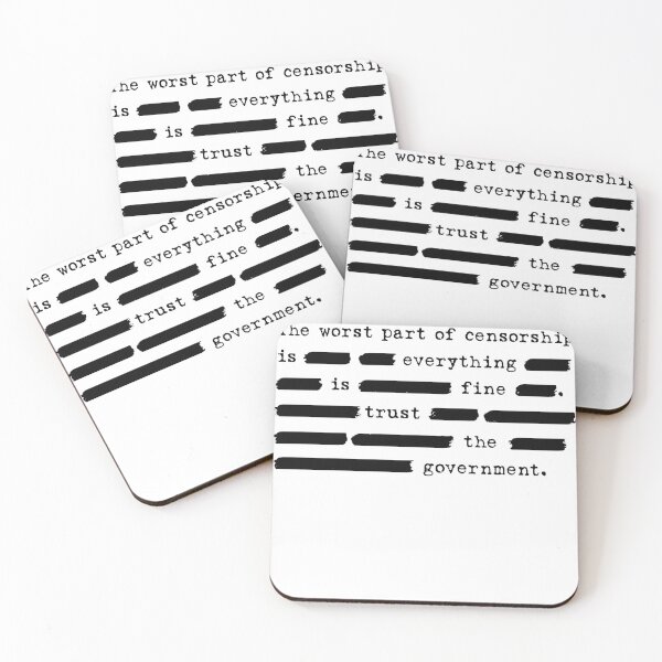 Item preview, Anti-Censorship - The worst part of censorship is - redacted designed and sold by UnderZenith.