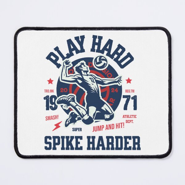 Item preview, Play Hard Spike Harder Spikeball Roundnet game for backyard beach park indoor spike ball Funny Vintage designed and sold by HosvPrint .s.