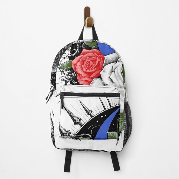 Item preview, Roses black white red designed and sold by Maligra.