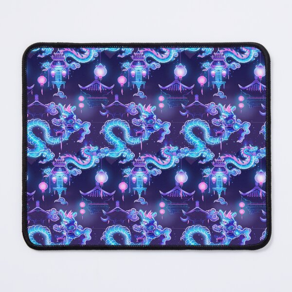 Item preview, Neon Dragons: Mystical Nightscape designed and sold by Skolyak.