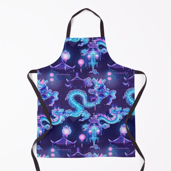 Item preview, Neon Dragons: Mystical Nightscape designed and sold by Skolyak.
