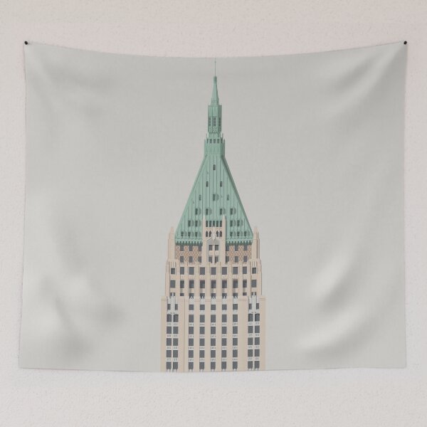 Artikelvorschau, Reiseillustration für Manhattan, New York entworfen und verkauft von archetype prints.