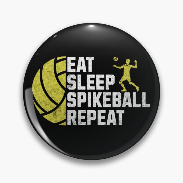 Item preview, Eat Sleep Spikeball Repeat Roundnet game for backyard beach park indoor spike ball Funny Vintage designed and sold by HosvPrint .s.