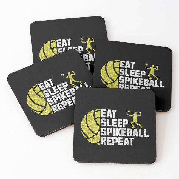 Item preview, Eat Sleep Spikeball Repeat Roundnet game for backyard beach park indoor spike ball Funny Vintage designed and sold by HosvPrint .s.