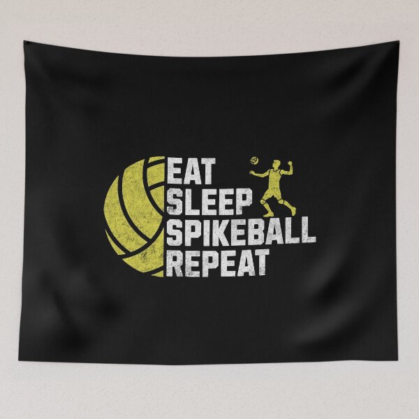 Item preview, Eat Sleep Spikeball Repeat Roundnet game for backyard beach park indoor spike ball Funny Vintage designed and sold by HosvPrint .s.