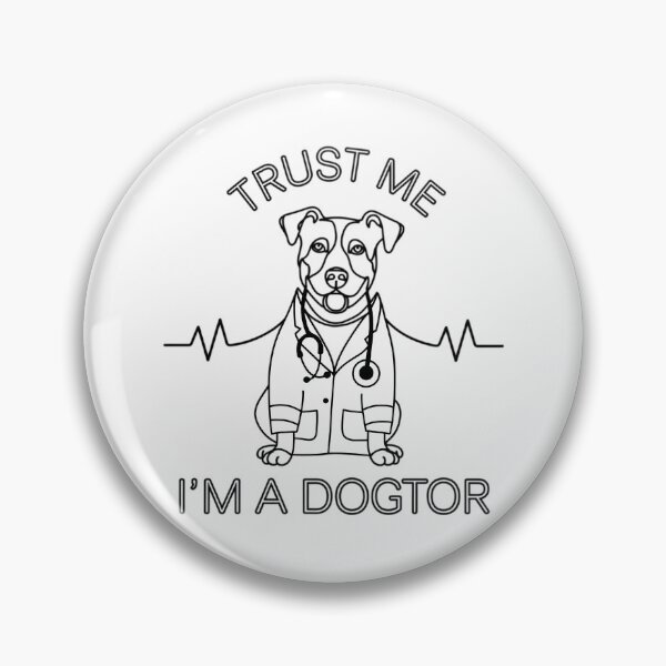 Item preview, Créeme, soy un Dogtor - Dibujo lineal minimalista designed and sold by EclipseArtworks.
