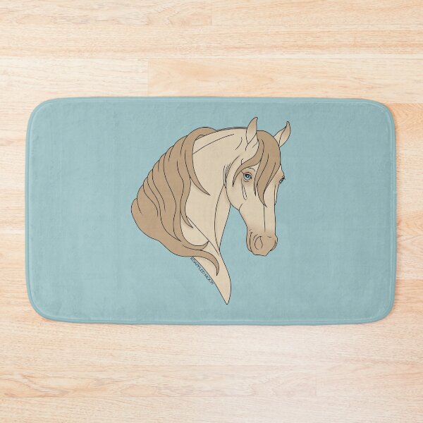 Item preview, Smiling Perlino Cartoon Horse designed and sold by DappledMoon.