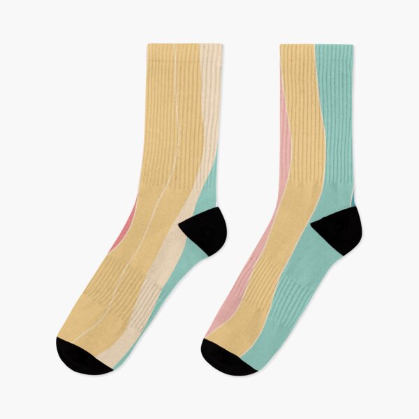 Item preview, A retro pattern Design with waves vintage color pastel combinations. designed and sold by HEMRO.