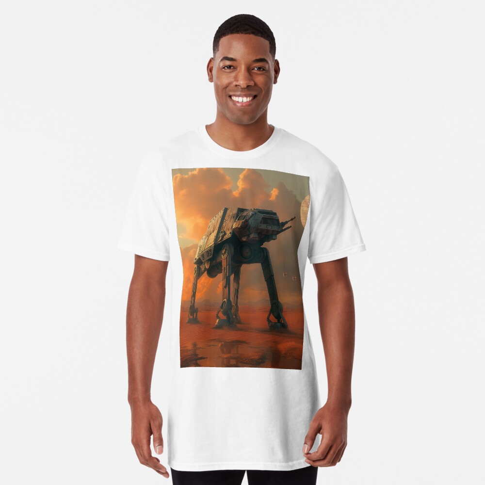 Vista previa del artículo con la obra «Camiseta larga», diseñado y vendido por SavinMercantile.