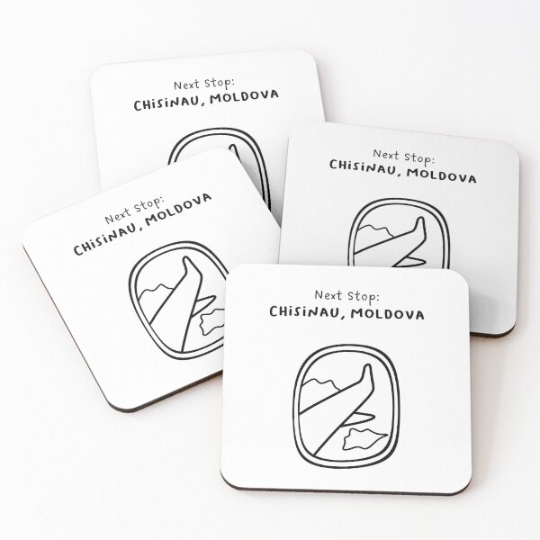 Item preview, Chisinau, Moldova | Illustration of an Airplane Window View | Handwritten-style  designed and sold by RM-Journey.