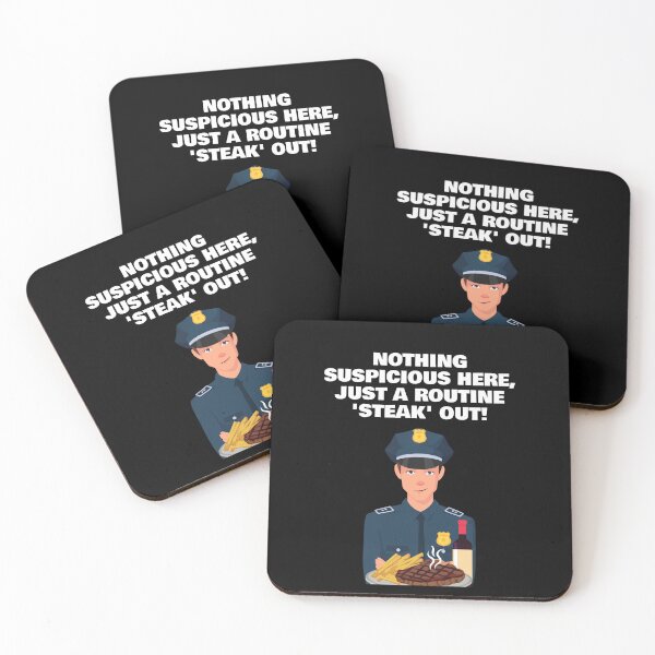 Item preview, Nothing Suspicious Here, Just A Routine 'Steak' Out! designed and sold by signshirtz.
