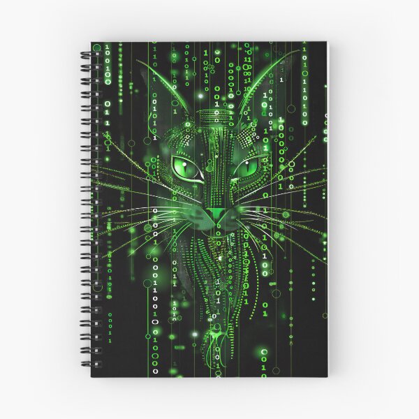 Item preview, Decode Your Style: Embrace the Matrix Cat Vibes - matrix tech cat designed and sold by ljgift.