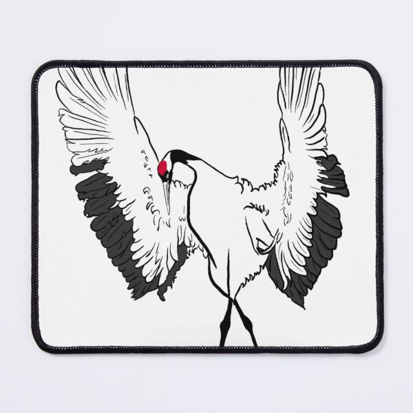 Item preview, Red-capped heron dancing designed and sold by LaurenGottWorth.