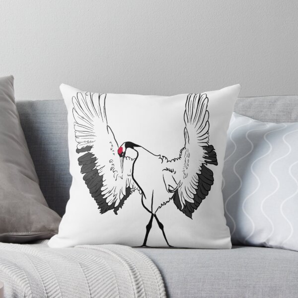 Item preview, Red-capped heron dancing designed and sold by LaurenGottWorth.