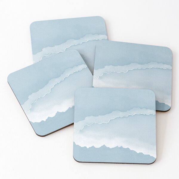 Item preview, Desert Sunset Abstract Watercolor Painting - Sky + Snow designed and sold by Irene Estelle.