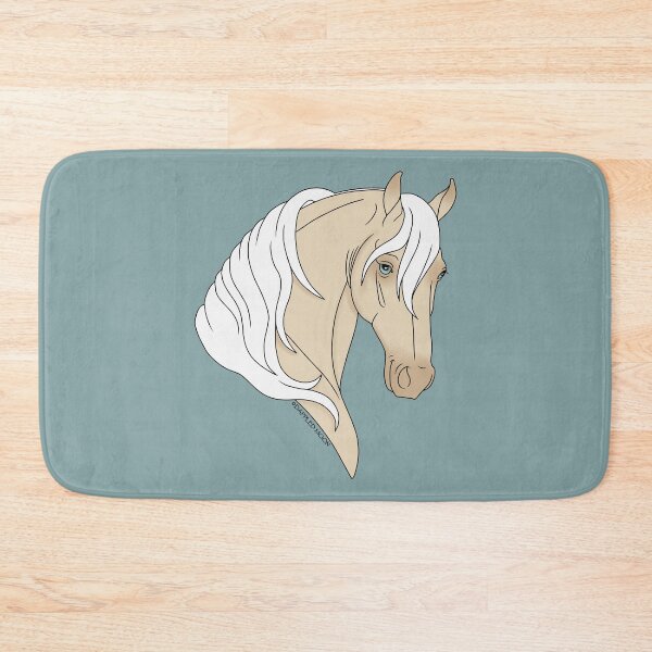 Item preview, Smiling Cremello Cartoon Horse designed and sold by DappledMoon.