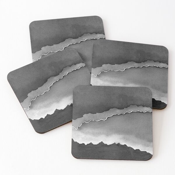 Item preview, Desert Sunset Abstract Watercolor Painting - Coal + Snow designed and sold by Irene Estelle.