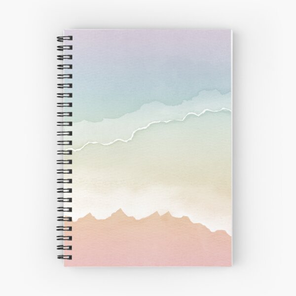 Item preview, Desert Sunset Abstract Watercolor Painting - Rainbow Sorbet + Snow designed and sold by Irene Estelle.