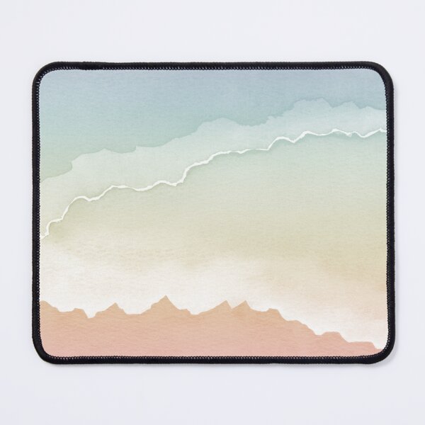 Item preview, Desert Sunset Abstract Watercolor Painting - Rainbow Sorbet + Snow designed and sold by Irene Estelle.