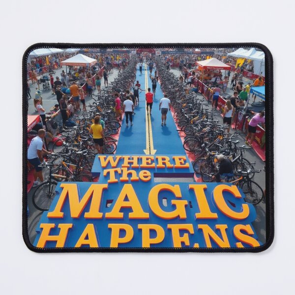 Item preview, Transition Zone - Where the Magic Happens | Triathlon Enthusiasts designed and sold by Triathlongram.